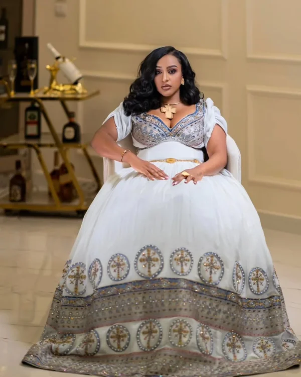Modern Gondar Amhara Ethiopian Dress